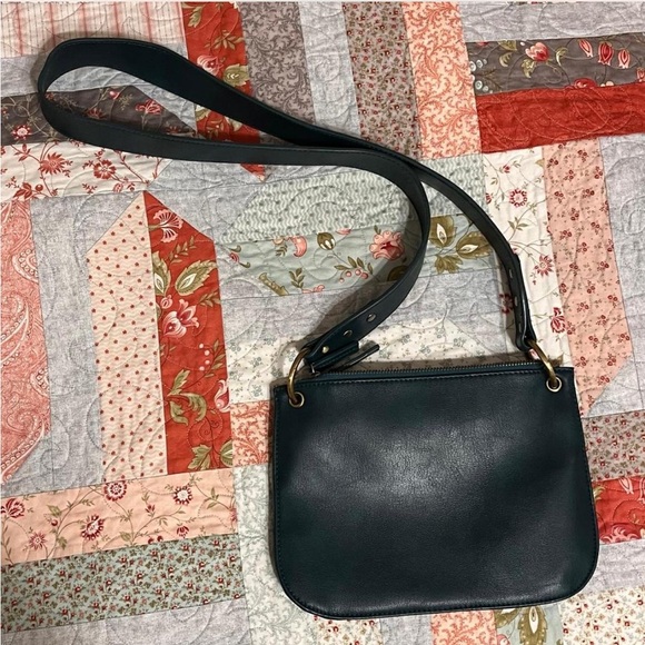 Teal Anthropologie studded crossbody bag - Picture 2 of 5